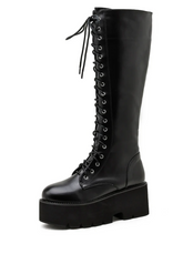 Camila Women's Long Lace Up Boots